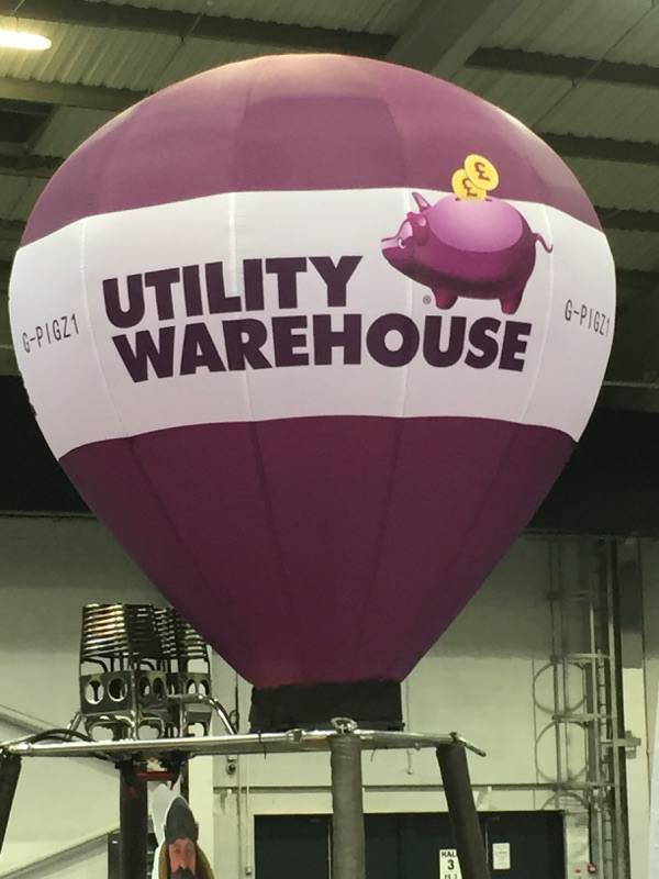 Utility Warehouse Balloon Replica