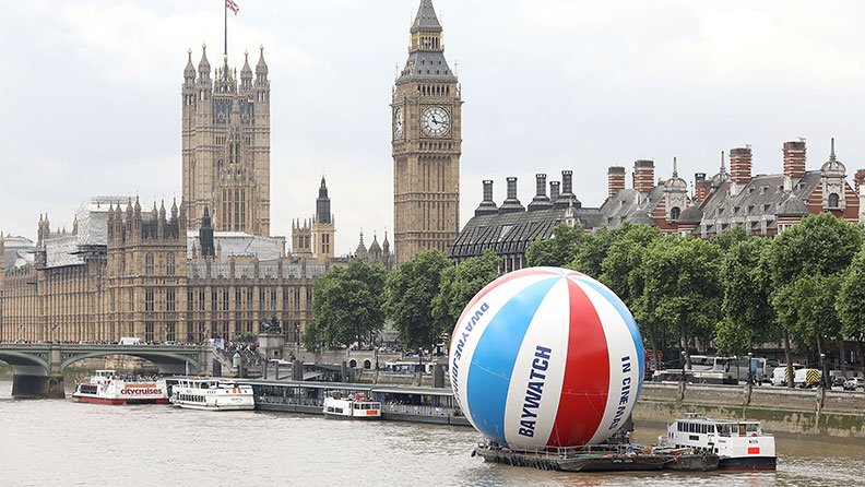 Worlds largest inflatable beach ball