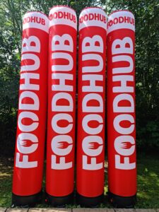 Inflatable Advertising Column with Branding sealed air