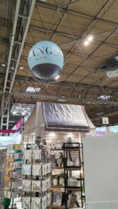 2m Inflatable Sphere Balloon Branded at Exhibition