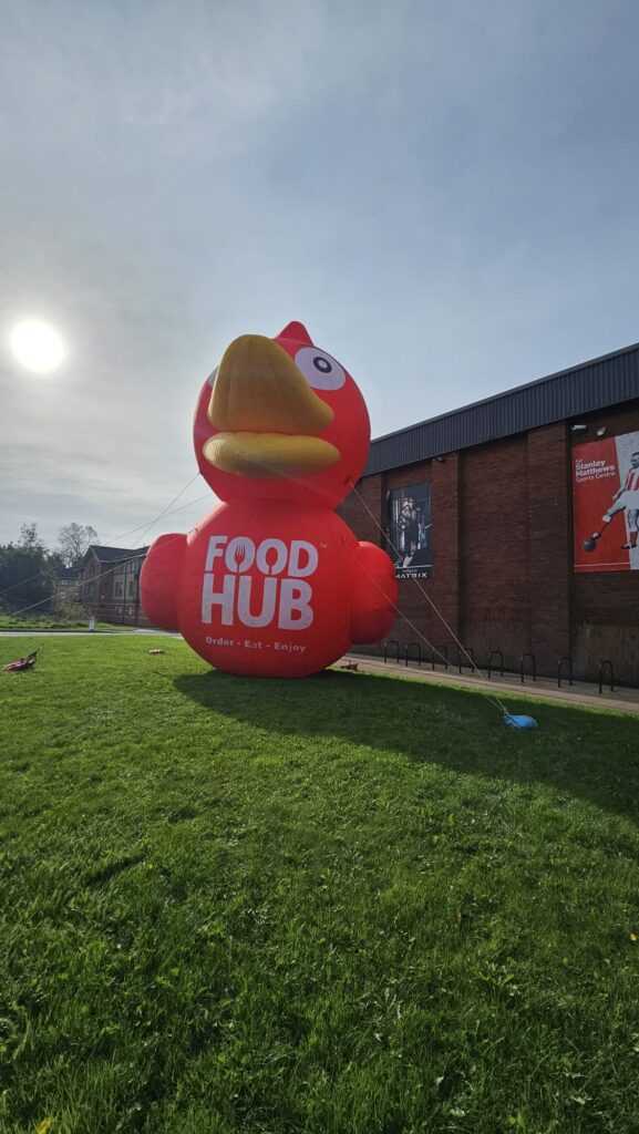 Giant Inflatable Duck at University