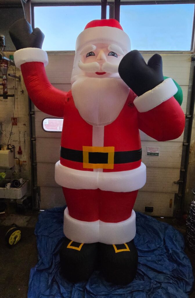 Christmas Inflatable on Test Inflation. Ready for Hire or Purchase.