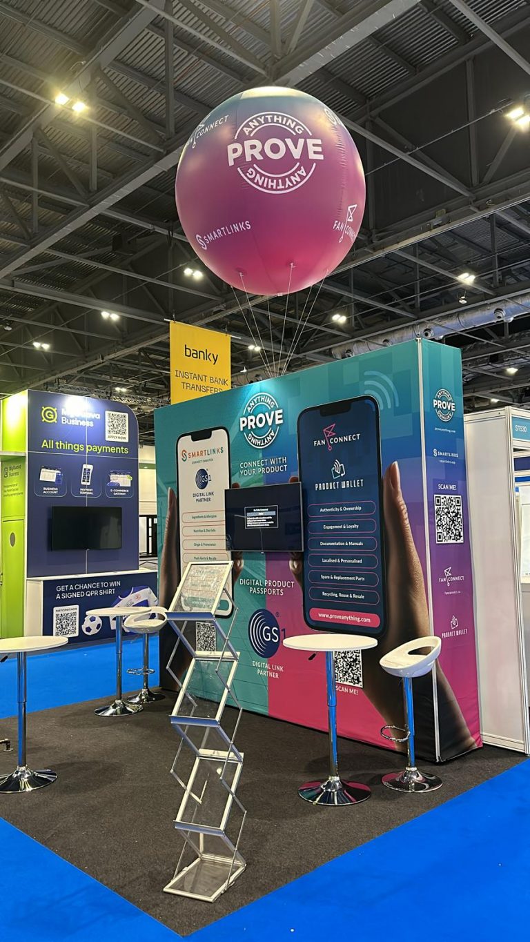 Exhibition Sphere branded for Prove Anything. Advertising Inflatable. Inflatable Marketing.