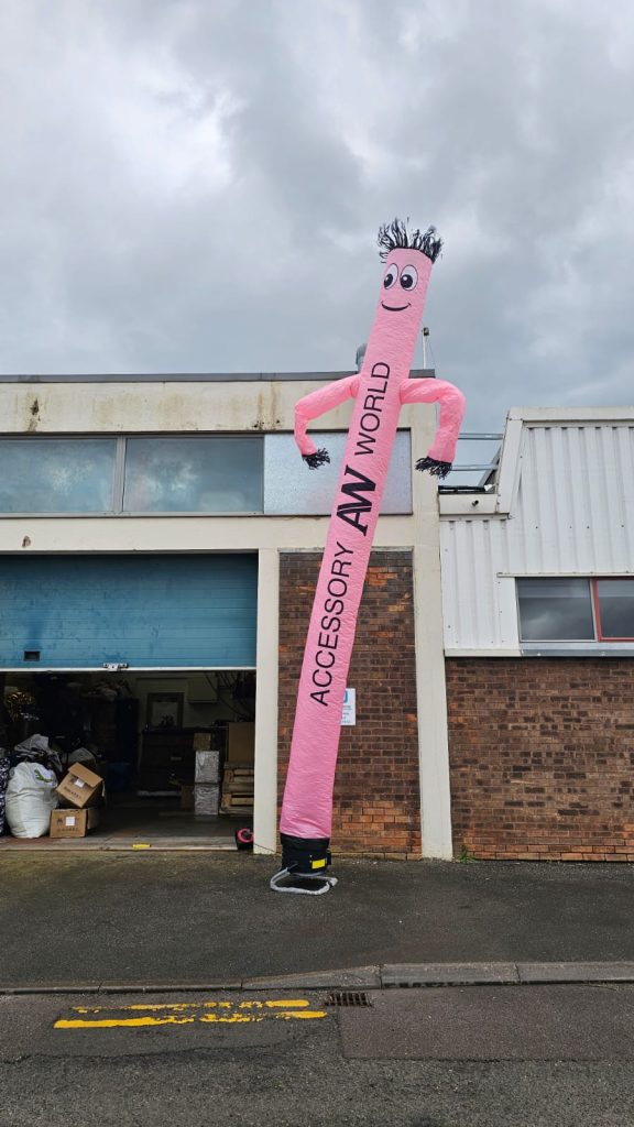 Advertising Inflatable. Air Dancer, Sky Dancer, Wavy Man, Branded Inflatable For Accessory World