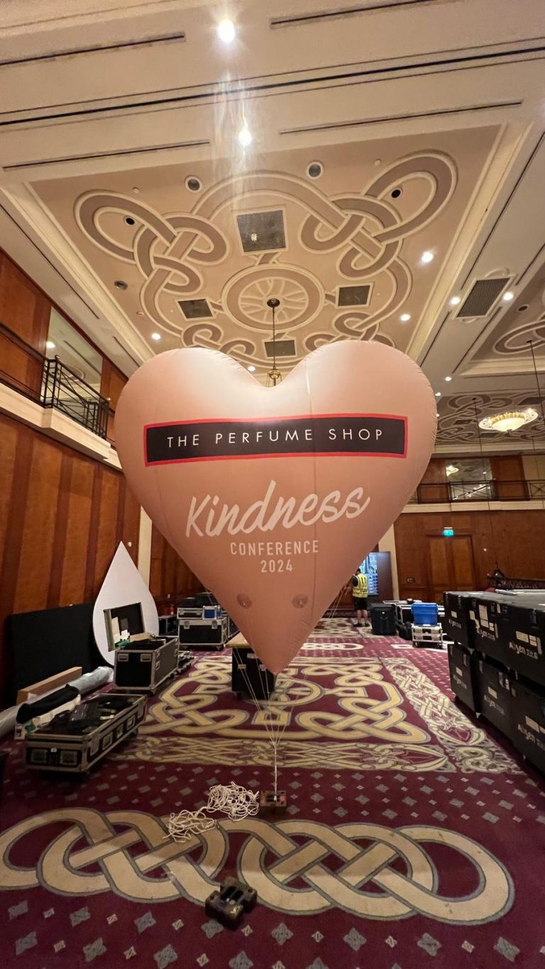 Helium Sphere. Exhibition Sphere. Inflatable at NEC. Inflatable Sphere. Advertising Inflatable