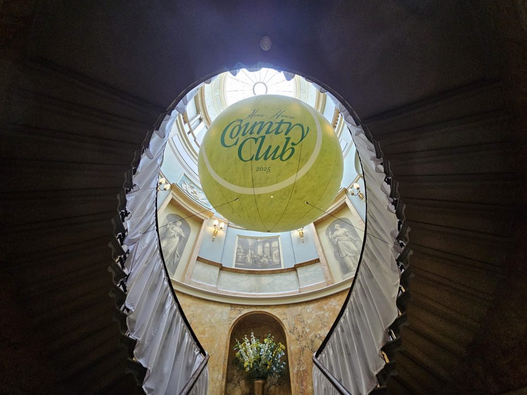 Helium Balloon. Tennis Ball. Vintage Balloon. Helium Sphere. Exhibition Sphere. Inflatable Sphere. Exhibition Balloon.