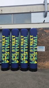Inflatable Column. Advertising Column. 3m Column. Outdoor Inflatable. Parade Inflatable. Advertising Inflatable. Branded Inflatable.