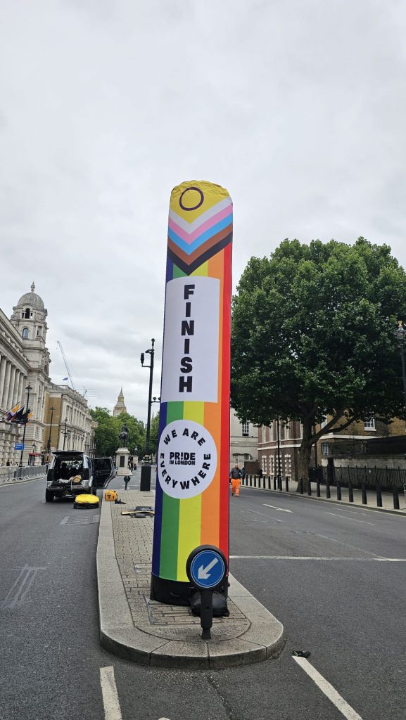 Inflatable Column. Advertising Column. 5m Column. Outdoor Inflatable. Parade Inflatable. Pride Inflatable. Advertising Inflatable. Branded Inflatable. Inflatables for Pride.