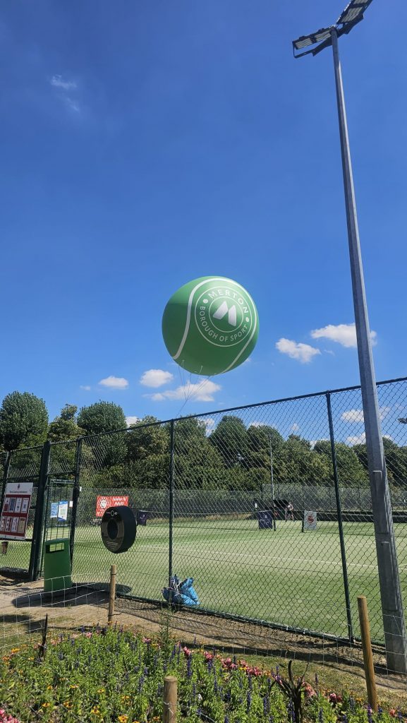 Helium Sphere. Exhibition Sphere. Inflatable Sphere. Advertising Inflatable. Helium Blimp. Exhibition Balloon.