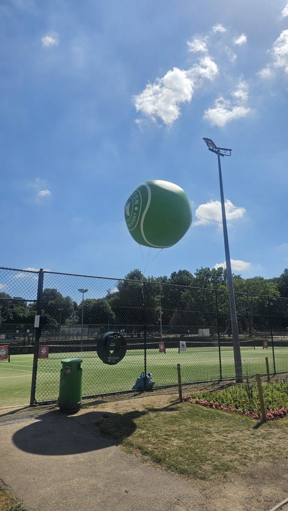 Helium Sphere. Exhibition Sphere. Inflatable Sphere. Advertising Inflatable. Helium Blimp. Exhibition Balloon.