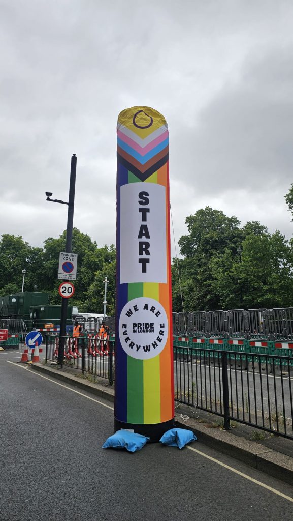 Inflatable Column. Advertising Column. 5m Column. Outdoor Inflatable. Parade Inflatable. Pride Inflatable. Advertising Inflatable. Branded Inflatable. Inflatables for Pride.