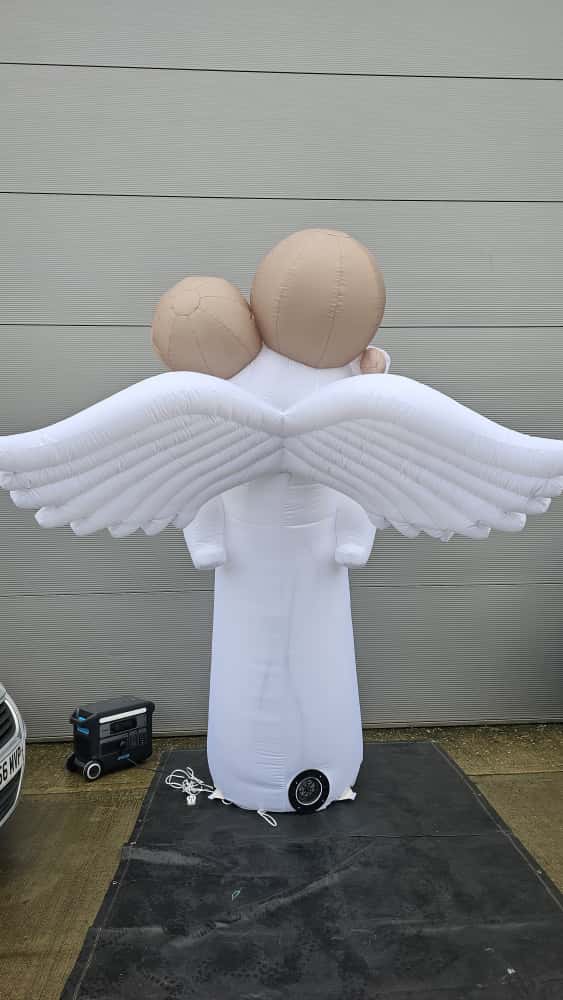 Character Inflatable. Inflatable Angel. Advertising Inflatable. Event Inflatable. Constant Air Inflatable. Inflatables for Charities.