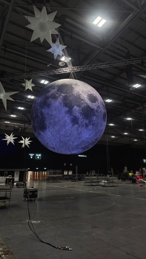 Inflatable Planet. Inflatable Moon. Moon Replica. Sealed Air Moon. Display Inflatable. Moon Hire. Planet Hire. Hanging Inflatable. Giant Planet.