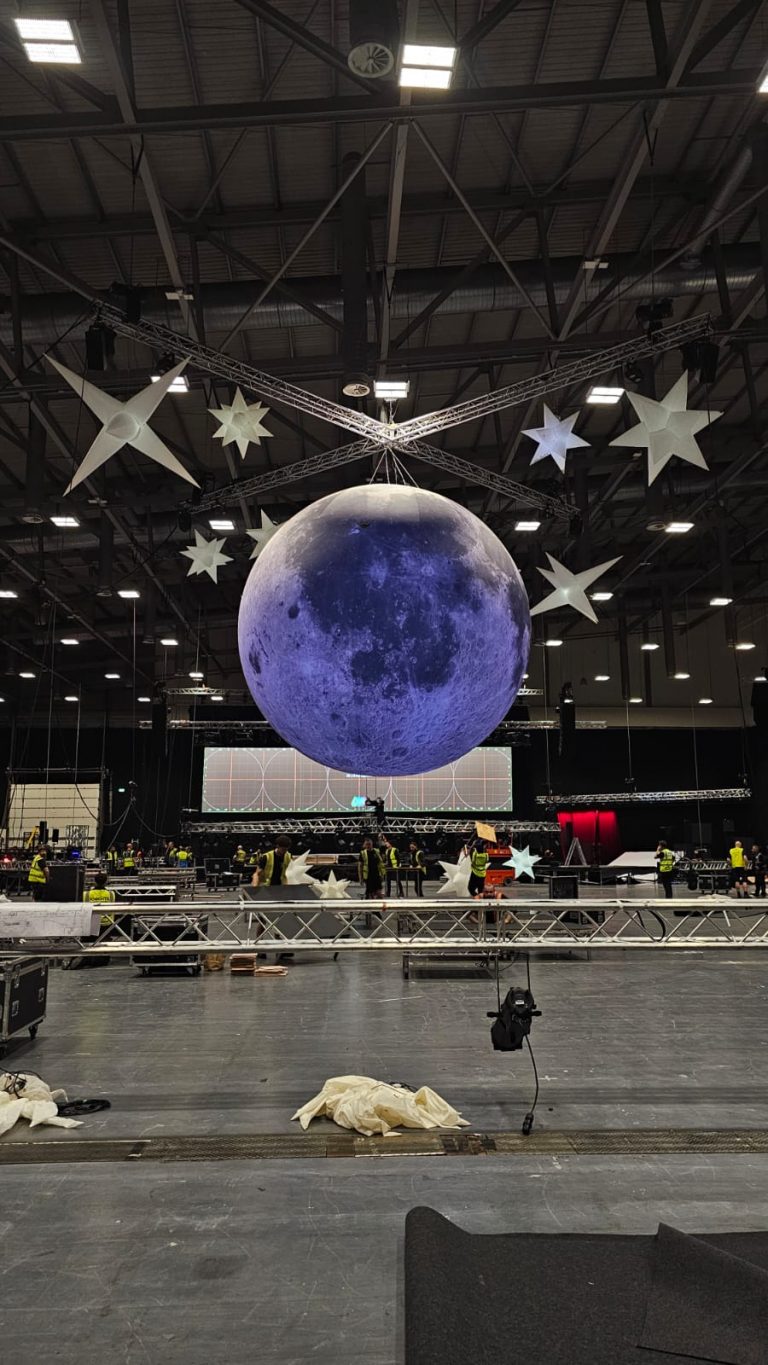 Inflatable Planet. Inflatable Moon. Moon Replica. Sealed Air Moon. Display Inflatable. Moon Hire. Planet Hire. Hanging Inflatable. Giant Planet.
