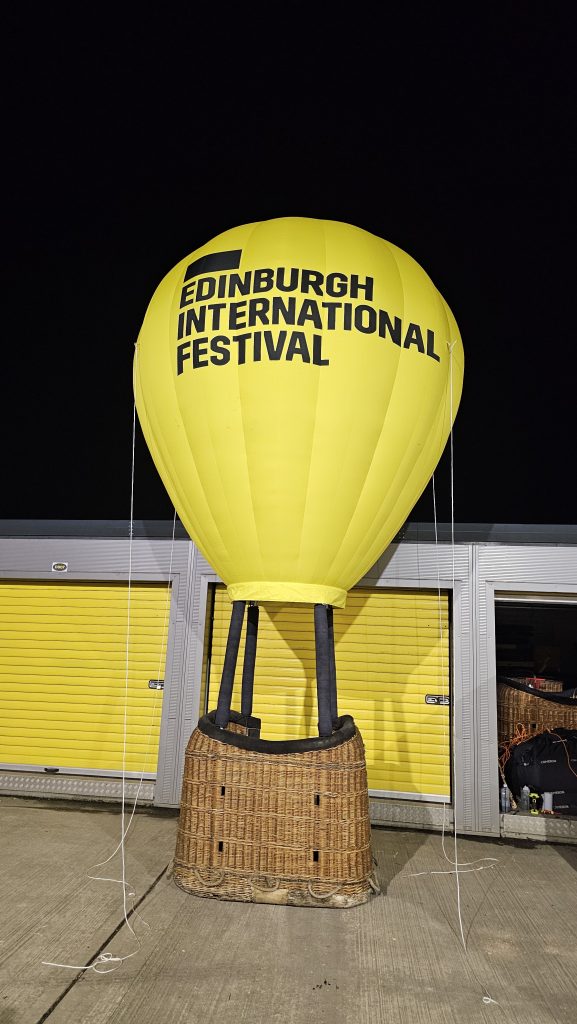Hot Air Balloon Replica. Branded Hot Air Balloon Replica. Branded Inflatable. Event Inflatable. Hot Air Basket Hire. Display Basket.