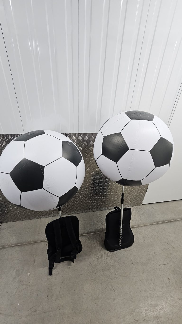 Backpack Balloon. Backpack Advertising. Football. Football Sphere. Stadium Inflatables. Event Inflatables. Event Advertising. Backpack Sphere.
