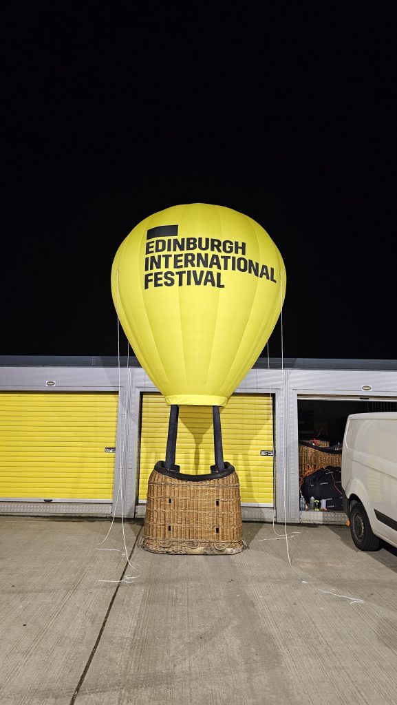 Hot Air Balloon Replica. Branded Hot Air Balloon Replica. Branded Inflatable. Event Inflatable. Hot Air Basket Hire. Display Basket.