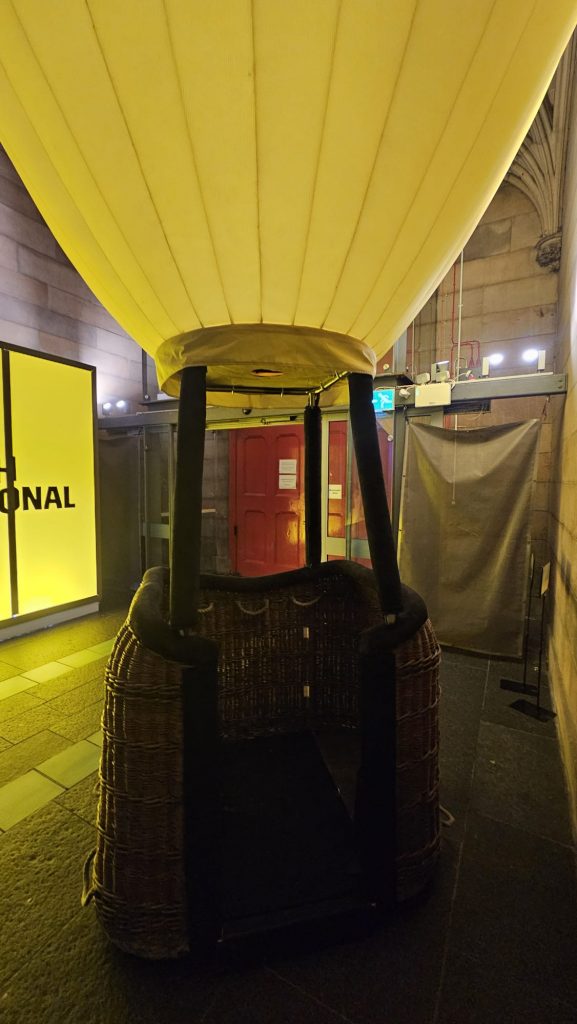 Hot Air Balloon Replica. Branded Hot Air Balloon Replica. Branded Inflatable. Event Inflatable. Hot Air Basket Hire. Display Basket.