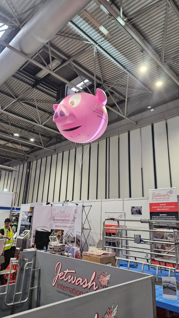 Helium Sphere. Exhibition Sphere. Inflatable Sphere. Advertising Inflatable. Helium Blimp. Exhibition Balloon. Custom Shaped Balloon. Pig Sphere. Custom Exhibition Balloon.