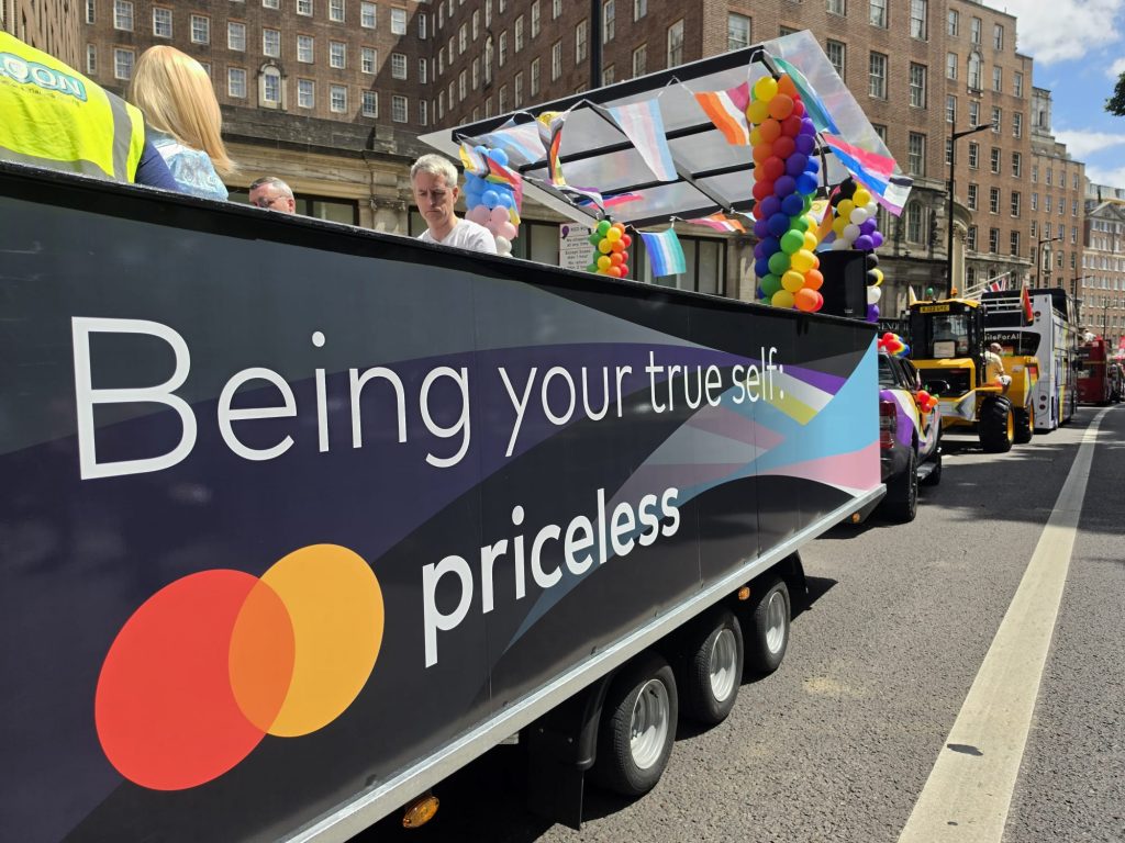 Parade Inflatable. Parade Trailer. Branded Trailer. Branded Car. Pride in London. Parade DJ. Pride Flags. Balloons.