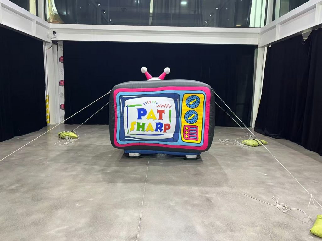 Advertising Inflatable. Inflatable Replica. Product Replica. Inflatable TV. Event Inflatable. Constant Air Inflatable. Branded Inflatable. Inflatable Television. Stage Prop. Inflatable Stage Prop.