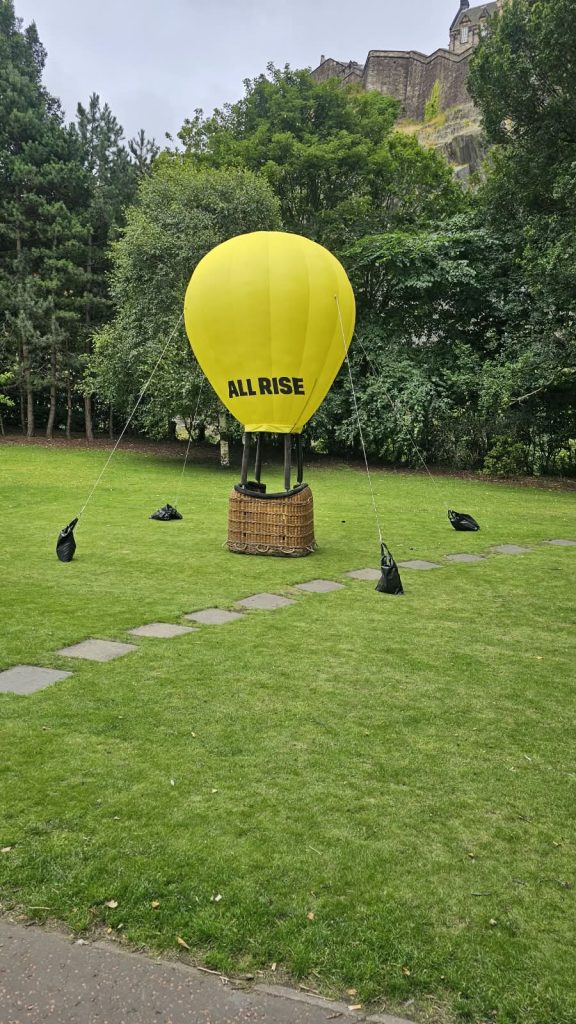 Hot Air Balloon Replica. Branded Hot Air Balloon Replica. Branded Inflatable. Event Inflatable. Hot Air Basket Hire. Display Basket.