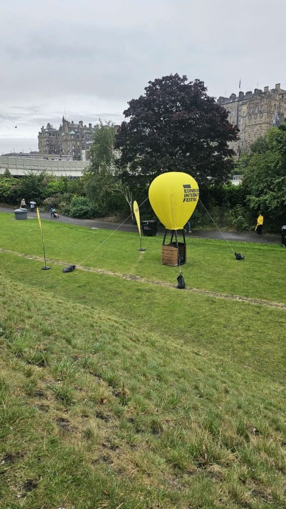 Hot Air Balloon Replica. Branded Hot Air Balloon Replica. Branded Inflatable. Event Inflatable. Hot Air Basket Hire. Display Basket.